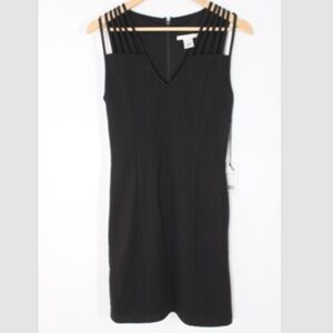 NWT Ali & Jay S Black Strappy Bodice Tank Sheath Dress